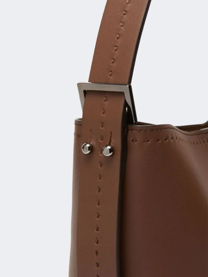 Archetipo kleine leren tas, bruin