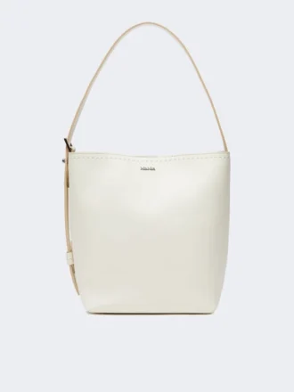 Archetipo kleine leren tas, wit