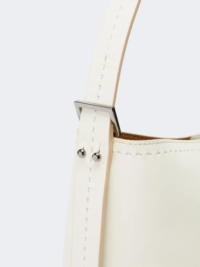 Archetipo kleine leren tas, wit Archetipo kleine leren tas, wit
