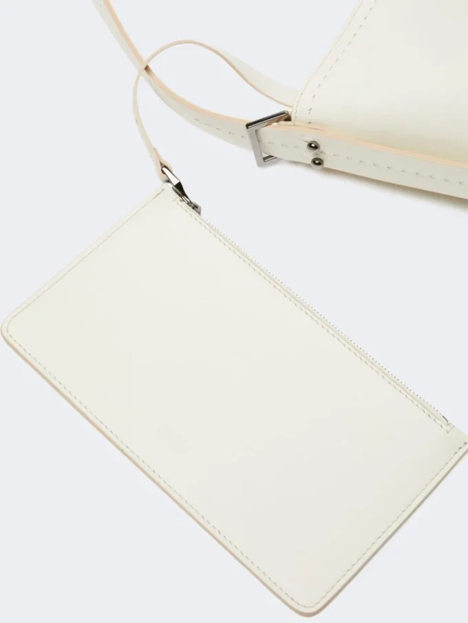 Archetipo kleine leren tas, wit Archetipo kleine leren tas, wit