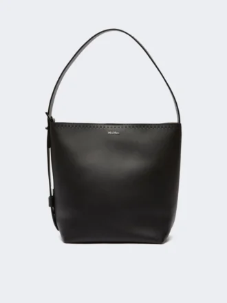 Archetipo kleine leren tas, zwart