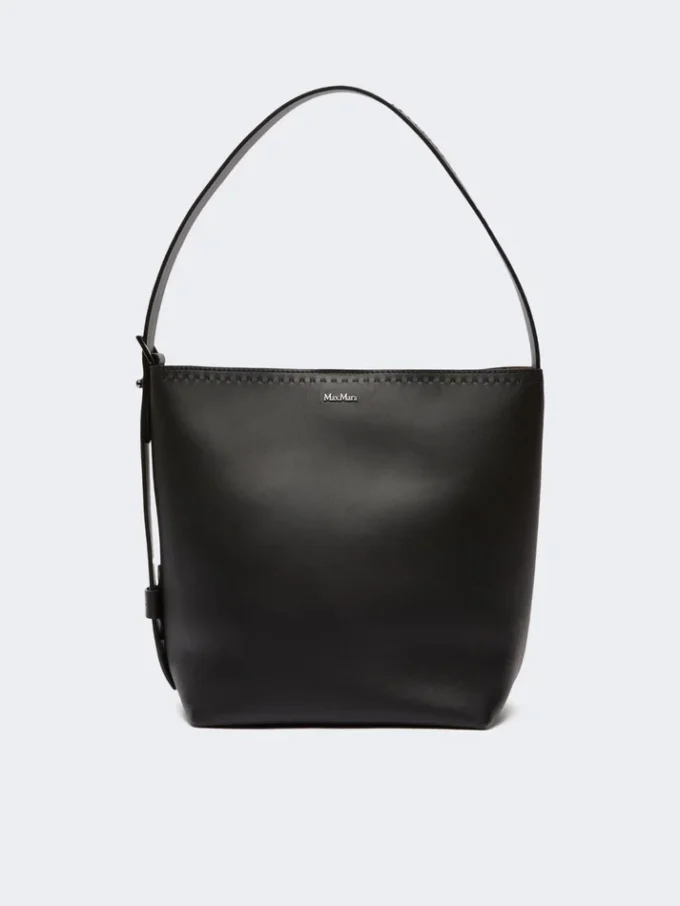 Archetipo kleine leren tas, zwart