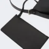 Archetipo kleine leren tas, zwart
