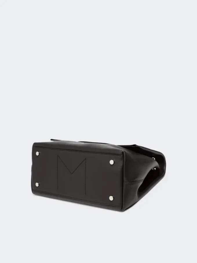 Archetipo leren handtas, zwart Archetipo leren handtas, zwart