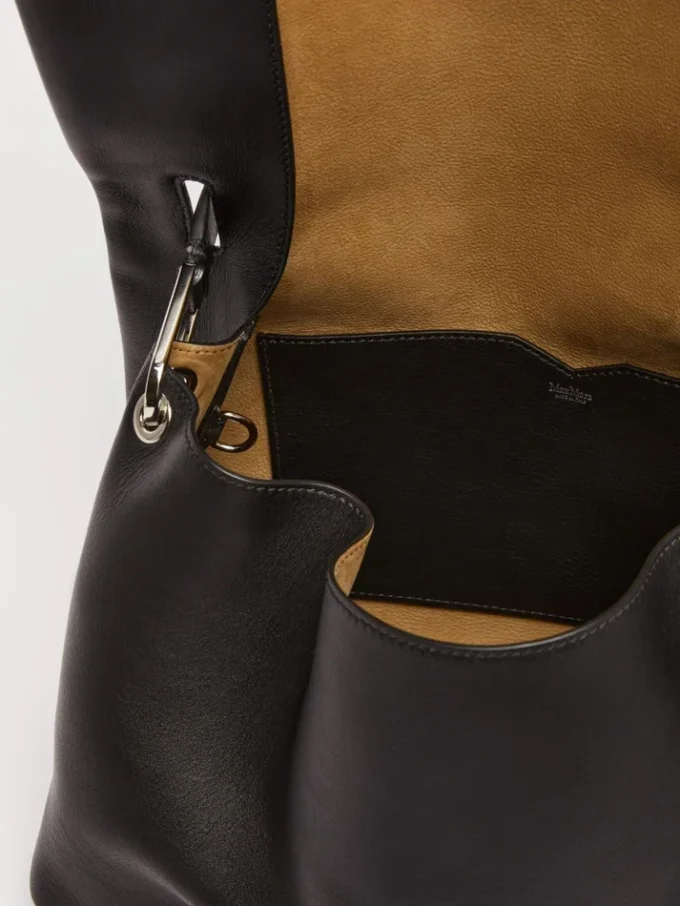 Archetipo leren handtas, zwart Archetipo leren handtas, zwart