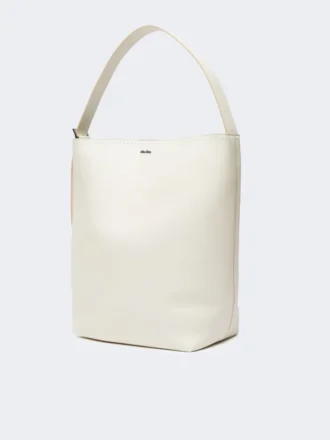 – Archetipo medium leren tas, wit