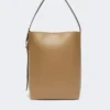 Archetipo middelgrote leren bucket bag, mud Archetipo middelgrote leren bucket bag, mud