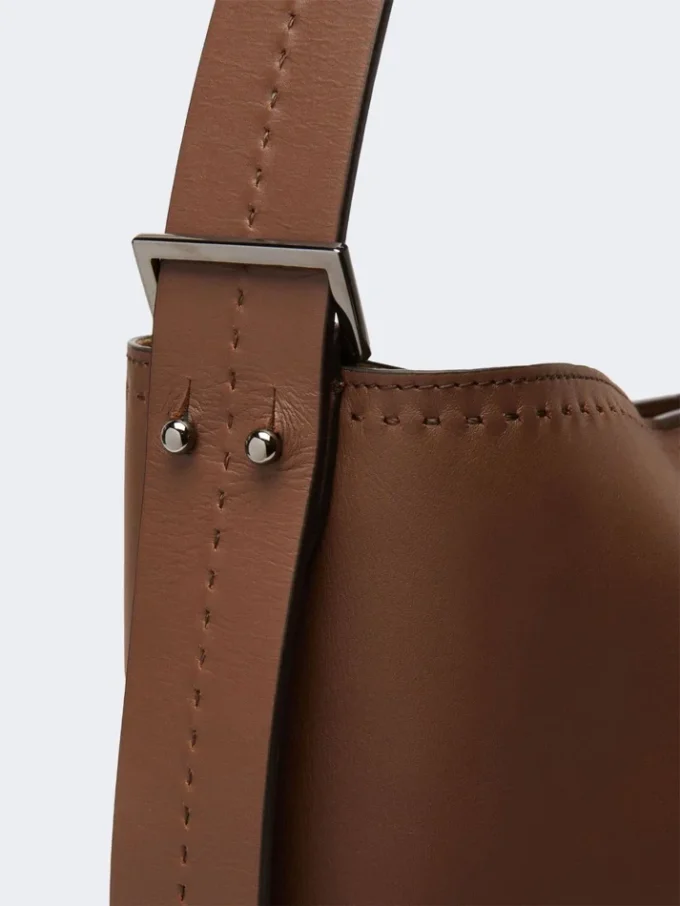 – Archetipo middelgrote leren tas, bruin – Archetipo middelgrote leren tas, bruin