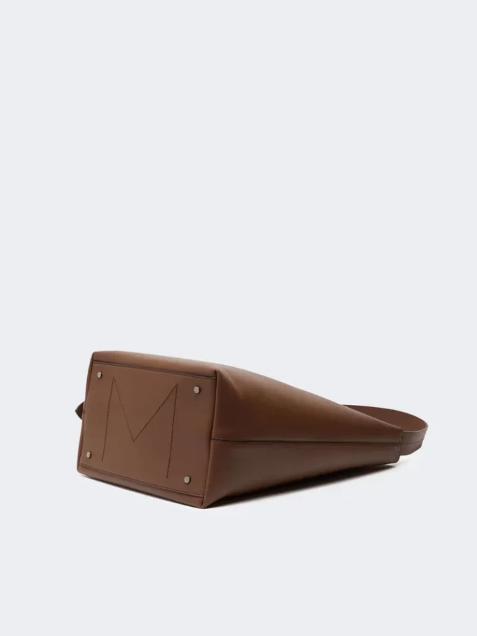 – Archetipo middelgrote leren tas, bruin – Archetipo middelgrote leren tas, bruin