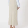 Argyle-rok van kasjmiergaren, beige Argyle-rok van kasjmiergaren, beige