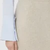 Argyle-rok van kasjmiergaren, beige Argyle-rok van kasjmiergaren, beige