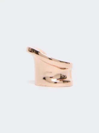 Asymmetrische metalen ring, brons