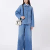 Authentiek denim shacket, marineblauw Authentiek denim shacket, marineblauw