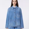 Authentiek denim shacket, marineblauw Authentiek denim shacket, marineblauw