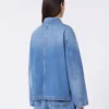 Authentiek denim shacket, marineblauw Authentiek denim shacket, marineblauw