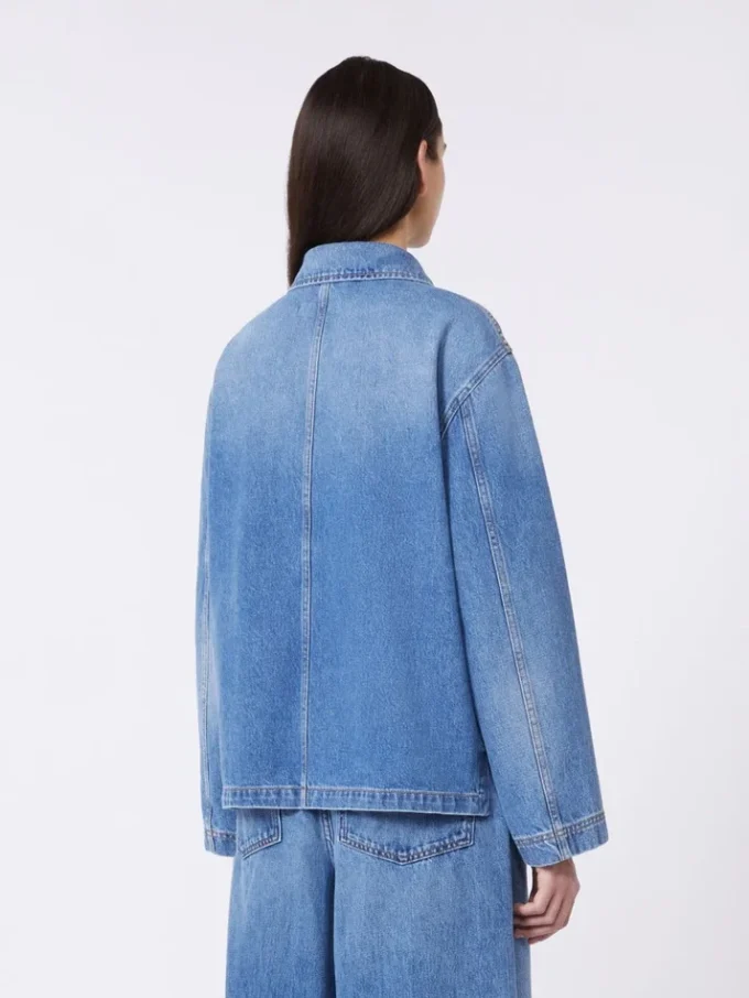 Authentiek denim shacket, marineblauw Authentiek denim shacket, marineblauw