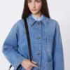 Authentiek denim shacket, marineblauw Authentiek denim shacket, marineblauw