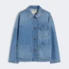 Authentiek denim shacket, marineblauw Authentiek denim shacket, marineblauw