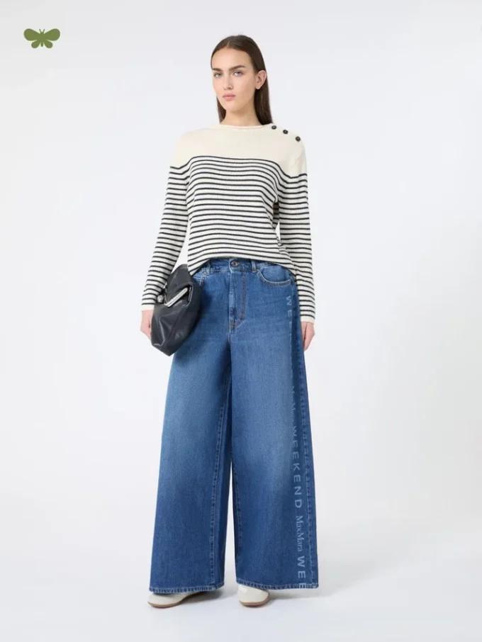 Authentieke katoenen denim jeans, marineblauw Authentieke katoenen denim jeans, marineblauw