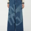 Authentieke katoenen denim jeans, marineblauw Authentieke katoenen denim jeans, marineblauw
