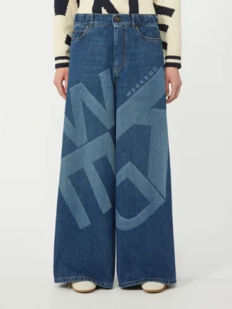 Authentieke katoenen denim jeans, marineblauw