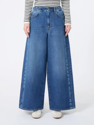 Authentieke katoenen denim jeans, marineblauw