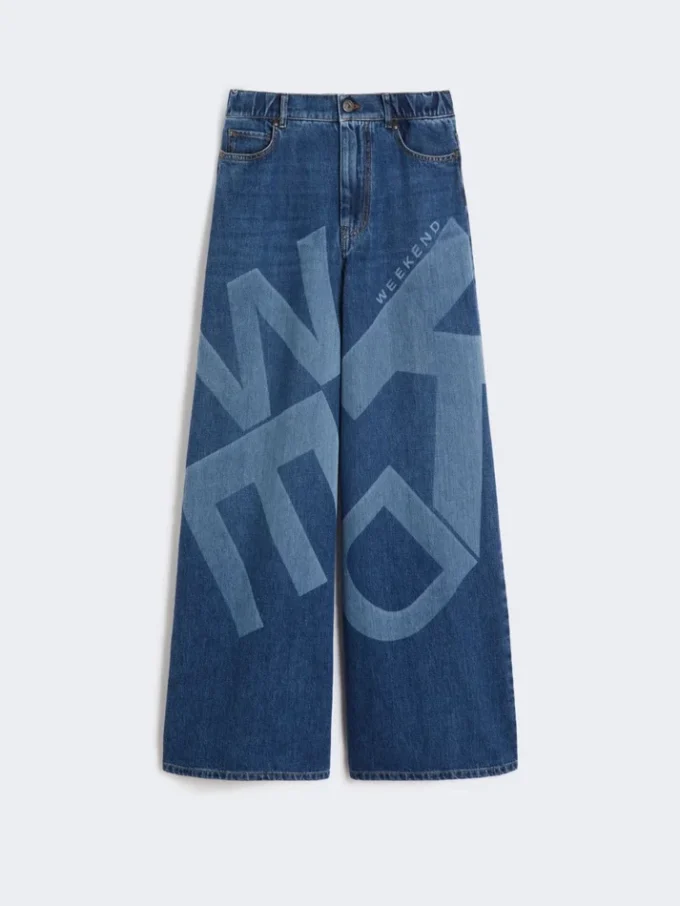 Authentieke katoenen denim jeans, marineblauw Authentieke katoenen denim jeans, marineblauw
