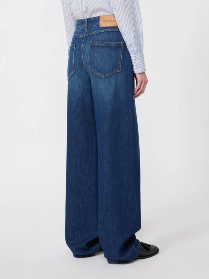 Baggy spijkerbroek, marineblauw
