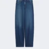 Baggy spijkerbroek, marineblauw