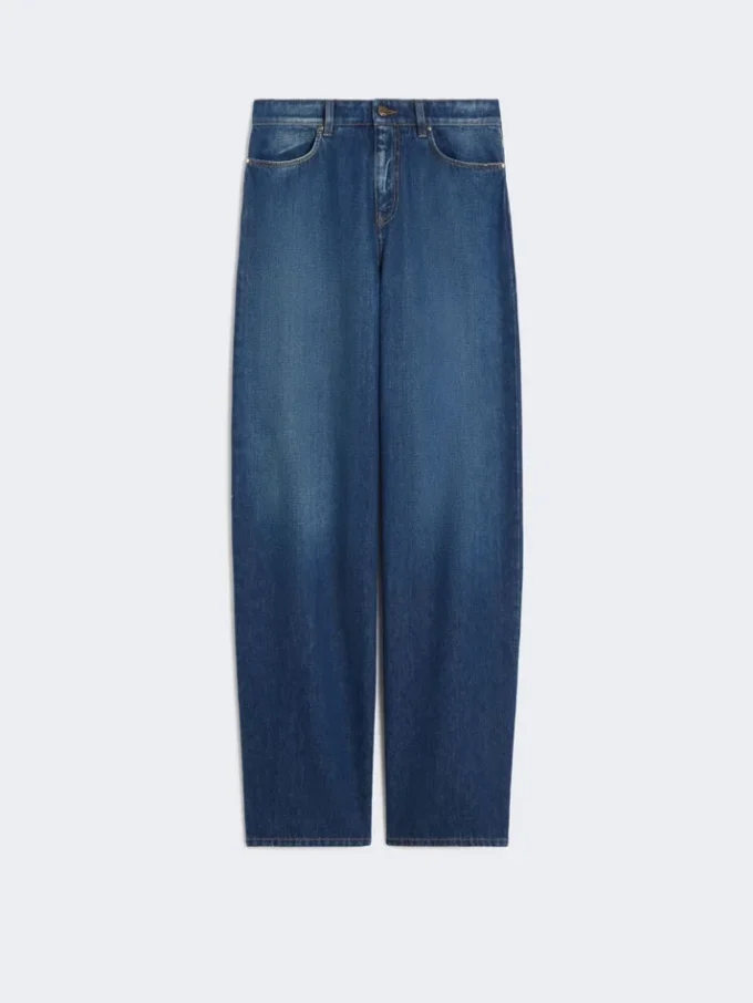 Baggy spijkerbroek, marineblauw