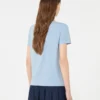Basic T-shirt van katoenen jersey, lichtblauw Basic T-shirt van katoenen jersey, lichtblauw