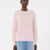 Basic trui van wol en kasjmier, roze Basic trui van wol en kasjmier, roze