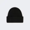 Beanie van geribd kasjmier, zwart Beanie van geribd kasjmier, zwart