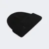 Beanie van geribd kasjmier, zwart Beanie van geribd kasjmier, zwart