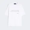 Bedrukt katoenen T-shirt, optisch wit Bedrukt katoenen T-shirt, optisch wit