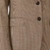 Blazer van geweven wol met patroon, karamel Blazer van geweven wol met patroon, karamel