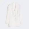 Blazer van katoen-crêpe canvas, optisch wit Blazer van katoen-crêpe canvas, optisch wit