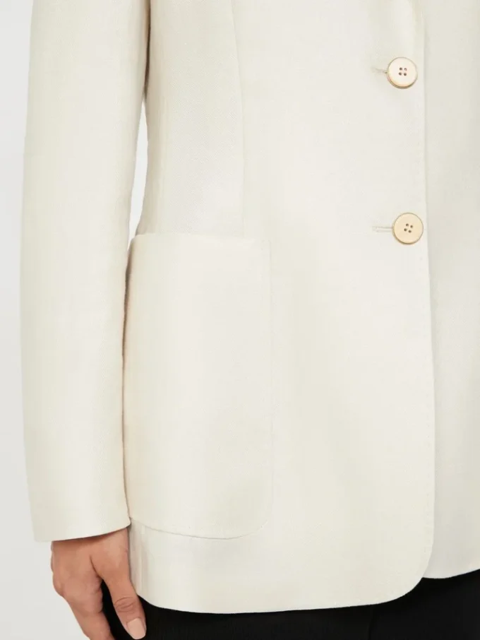 Blazer van puur linnen, beige Blazer van puur linnen, beige