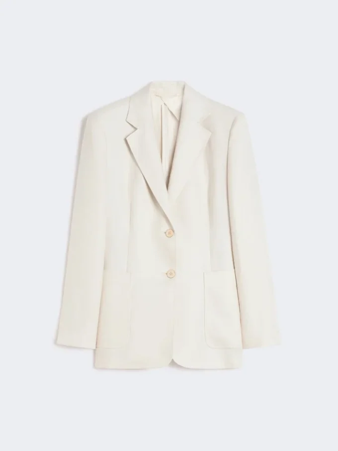 Blazer van puur linnen, beige Blazer van puur linnen, beige