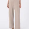 Broek van kasjmier en wol, beige Broek van kasjmier en wol, beige