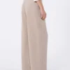 Broek van kasjmier en wol, beige Broek van kasjmier en wol, beige