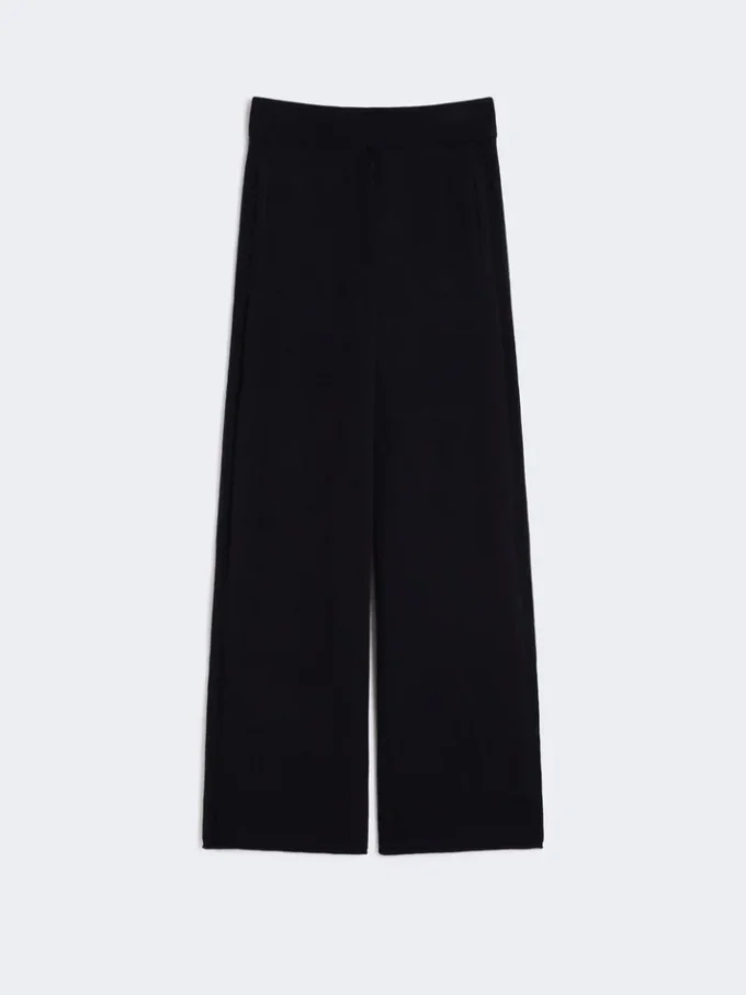 Broek van kasjmiergaren, ultramarijn Broek van kasjmiergaren, ultramarijn