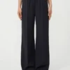 Broek van puur wol, marineblauw Broek van puur wol, marineblauw