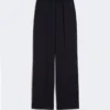 Broek van puur wol, marineblauw Broek van puur wol, marineblauw