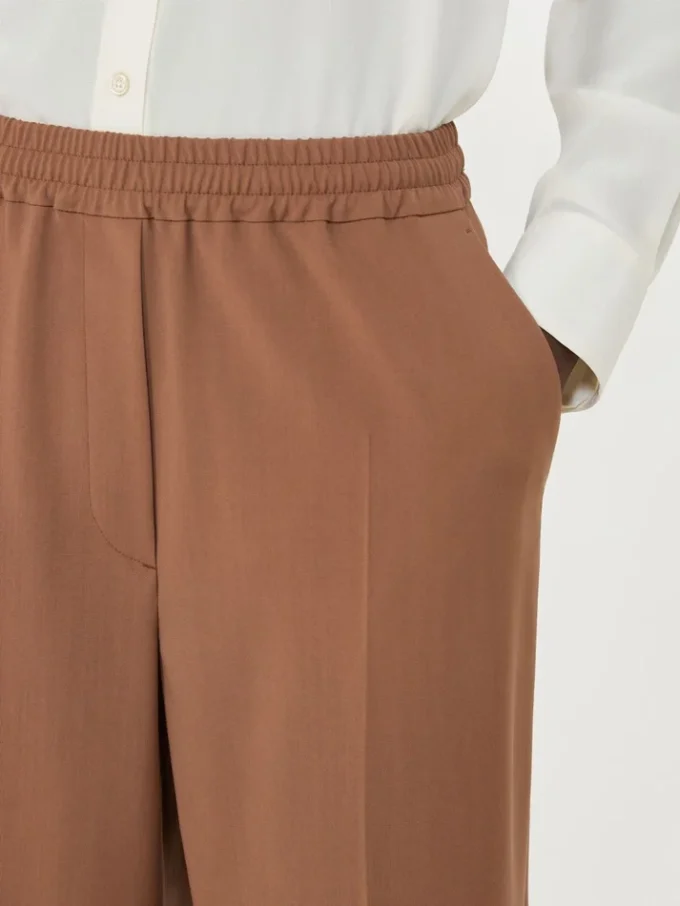 Broek van puur wol, tabakskleur Broek van puur wol, tabakskleur
