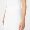 Broek van viscose crêpe, optisch wit