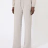 Broek van wol en kasjmier, beige Broek van wol en kasjmier, beige
