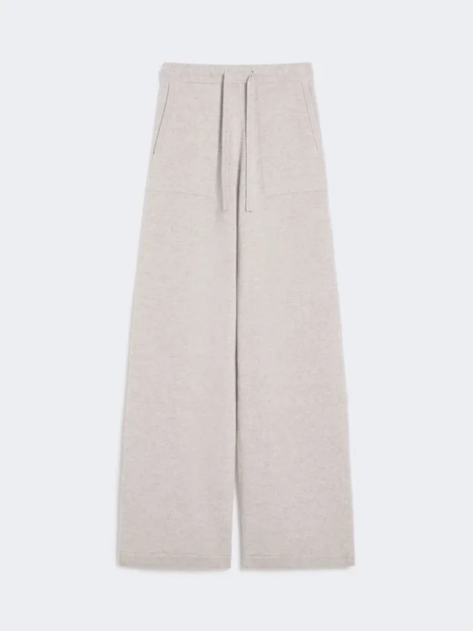 Broek van wol en kasjmier, beige Broek van wol en kasjmier, beige