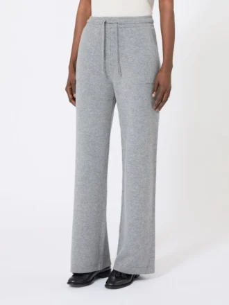 Broek van wol en kasjmier, middengrijs