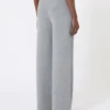 Broek van wol en kasjmier, middengrijs